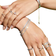 Aurate Classic Diamond Tennis Bracelet - Silver/Transparent