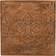 IH Design Colymone Carved Brown Wall Decor 40x40cm