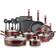 Tefal Easy Cookware Set with lid 20 Parts