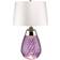 Elstead Lighting Lena Plum/Off-White Table Lamp 60.5cm