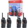 PNI R40 Pro Pmr Walkie Talkie 4 Units Black