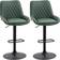 Homcom Adjustable Green Bar Stool 117cm 2pcs