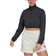 Adidas Cropped Half-Zip Sweatshirt - Carbon/White