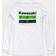 Fox Herren Langärmliges Premium-t-shirt Kawasaki Stripes T Shirt, Optic White