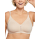 Bali Double Support Cotton Blend Wirefree Bra - Soft Taupe