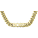 HUGO BOSS Integrated Logo Curb Chain Necklace - Gold