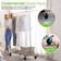 HOKEEPER Extendable Clothes Rack 190.5x180.3cm
