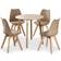 Life Interiors Lorenzo Dining Set 80cm 5pcs