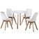 Life Interiors Lorenzo Dining Set 80cm 5pcs