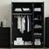 Fwstyle Modern Bedroom Wardrobe 120x180cm