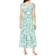 Maggy London Tully Dress - Soft White/Aqua