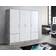 Forte Jupiter Concrete/White Wardrobe 206.5x200cm