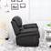 More4Homes Madison Electric Automatic Recliner Black Lounge Chair 101cm