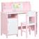 Homcom Kids Table & Chair Set w/ Whiteboard