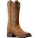 Ariat Round Up Wide Square Toe Western Boot W - Powder Brown