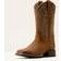 Ariat Round Up Wide Square Toe Western Boot W - Powder Brown