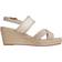 Tommy Hilfiger Logo Mid Wedge - Sandalwood