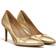 Naturalizer Anna Warm Gold Leather Women's Shoes Gold B