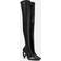 JW Anderson Chain over-the-knee leather boots black