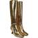 Sam Edelman Leigh Gold Disco Women's Shoes Green