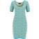 Versace Allover intarsia minidress multicoloured
