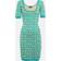 Versace Allover intarsia minidress multicoloured