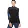 Smartwool Women's Classic Thermal Merino Colorblock ¼ Zip Base Layer, Medium, Black