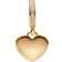 Pandora Engravable Heart Tag Dangle Charm - Gold/Transparent