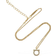 Ferragamo Gancio Necklace - Gold/Transparent