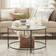 Vasagle Round LGT021B01 Black Coffee Table 84cm
