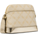 Michael Kors Jet Set Metallic Empire Logo Jacquard Dome Crossbody Bag - Pale Gold/Natural