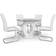 Shankar Neptune Dining Set 100cm 5pcs