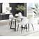 Furniturebox Carson Dining Set 80x120cm 5pcs