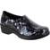 Easy Street Easy Works By Tiffany Slip-Resistant Clogs W - Black/Silver