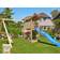 Jungle Gym Playtower Cottage 2.1 Incl 2 Swings Slide & 120kg Sand