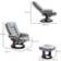 Homcom Swivel Manual Armchair 102cm