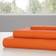 Lavish Home 75 Thread Count Bed Sheet Orange (243.8x167.6cm)