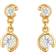 Georg Jensen Mercy Dubbelt Solitärörhänge 0.40 ct Guld