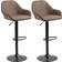 Homcom Adjustable Swivel Black Bar Stool 106cm 2pcs