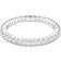 Swarovski Vittore ring, Round cut, White, Silver-tone finish