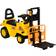 Aosom Sit and Scoot Ride-on Toy with Forklift Operation, Construction Toys for Kids with Under Seat Storage, Forklift Toy for 3-Year-Old Boys & Girls