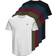 Jack & Jones Brody 5 Pack T-Shirt Navy