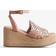 Ted Baker pinky womens dusty pink wedge sandals