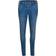 Cream Mid Waist Skinny Jeans - Rich Blue Denim