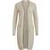 Vila Ril Long Knitted Cardigan - Natural Melange