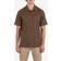 Hurley Men's Ace Vista Short Sleeve Polo, Medium, Espresso