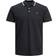 Jack & Jones Bluwin Plain Spread Collar Polo - Black