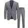 Jack & Jones Franco Slim Fit Suit - Grey/Light Grey Melange