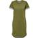 Only Short T-shirt Dress - Yellow/Martini Olive