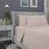 Color Sense Wrinkle Bed Sheet Pink (274.3x259.1cm)